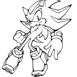 Desenhos do Sonic para Imprimir e Colorir