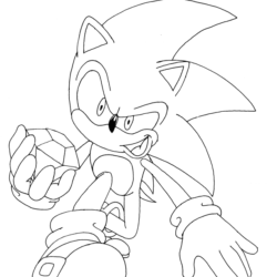 Desenhos do Sonic para Imprimir e Colorir