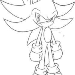 Super Sonic para colorir e desenhos para imprimir