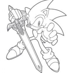 Desenhos do Sonic para Imprimir e Colorir