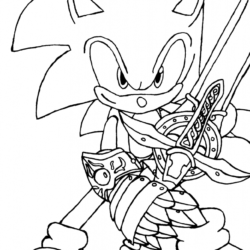 Para Colorir Sonic FNF - Imprimir