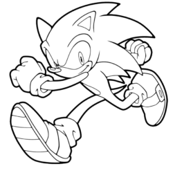 Desenho de Sonic para Colorir - Colorir.com