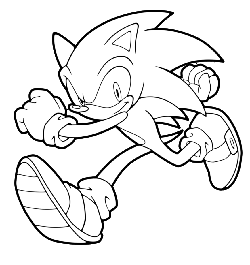 desenhos para colorir do sonic