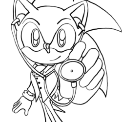 59 desenhos do Sonic para colorir