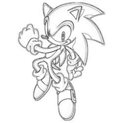 Sonic para Colorir 19