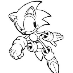 Desenho Super Sonic para colorir