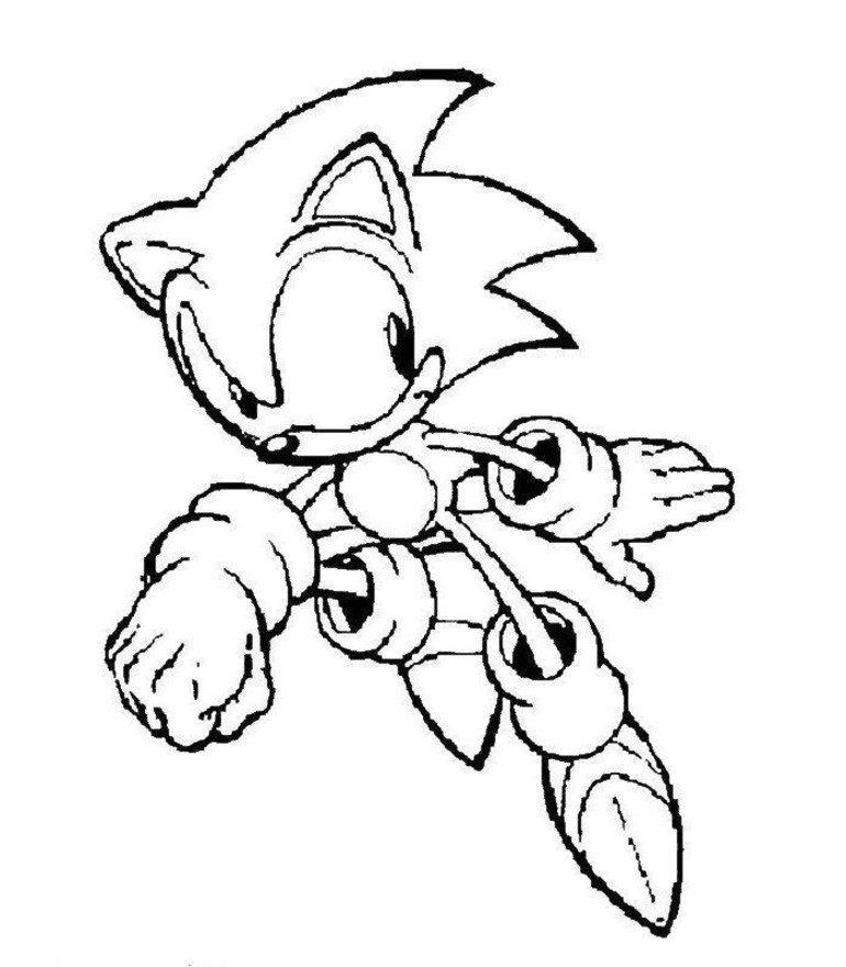 sonic desenhos para colorir