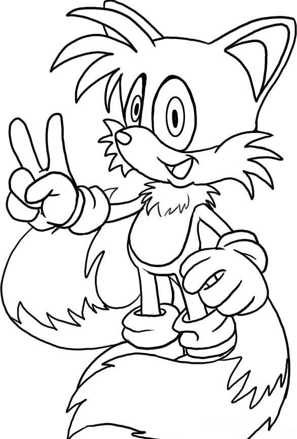 desenhos do sonic para colorir