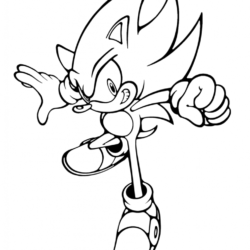 Desenho de Sonic para Colorir - Colorir.com