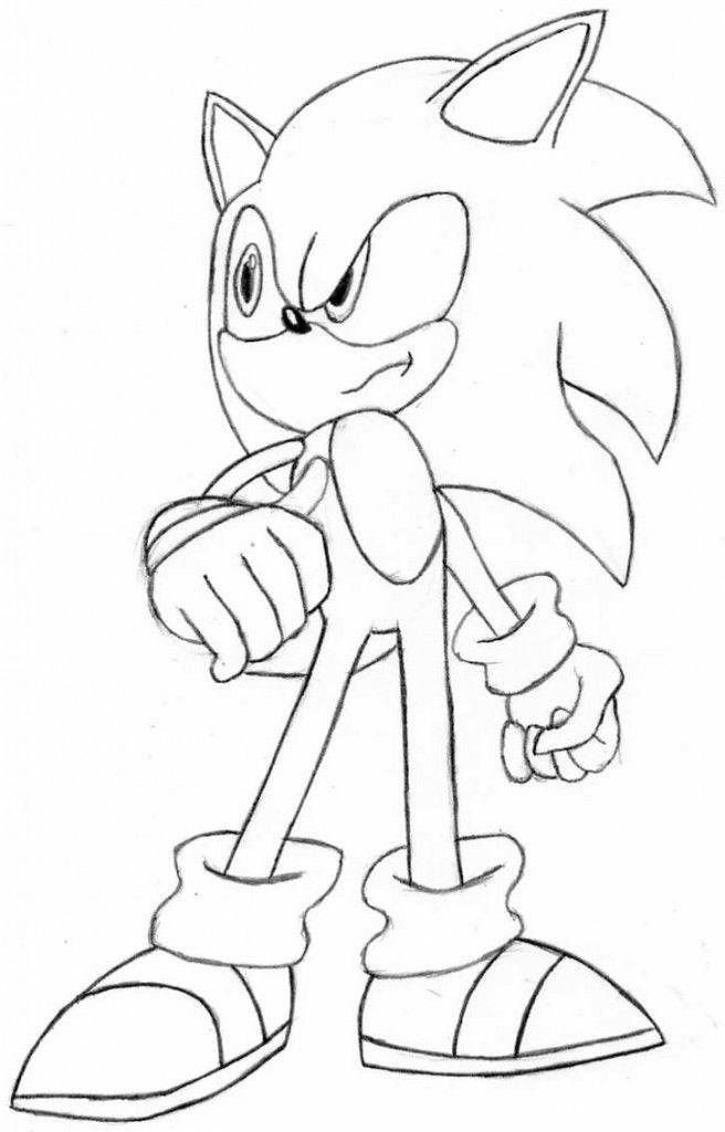 desenhos sonic para colorir