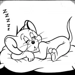 Tom e Jerry para imprimir e colorir