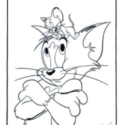 Tom e jerry desenho colorir