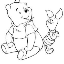 Ursinho Pooh para imprimir e colorir