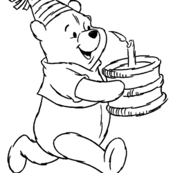 Ursinho Pooh para imprimir e colorir