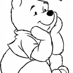 Ursinho Pooh para imprimir e colorir