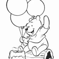 Ursinho Pooh para imprimir e colorir
