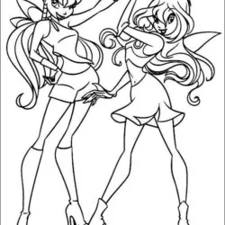 Winx Club para imprimir e colorir