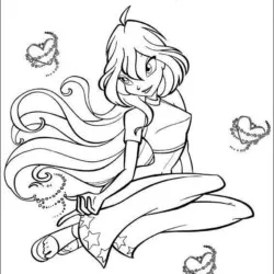 Winx Club para imprimir e colorir