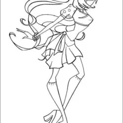 Winx Club para imprimir e colorir
