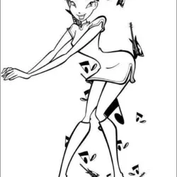 Winx Club para imprimir e colorir