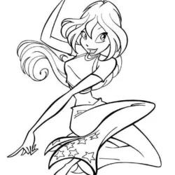 Winx Club para imprimir e colorir