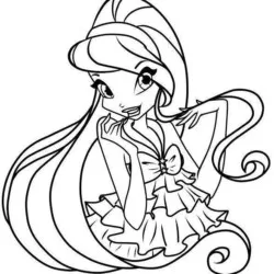 Winx Club para imprimir e colorir