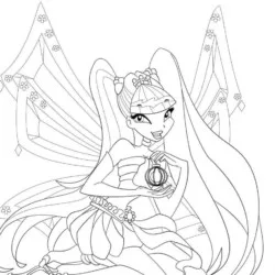 Winx Club para imprimir e colorir