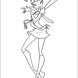 Winx Club para imprimir e colorir