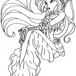 Winx Club para imprimir e colorir