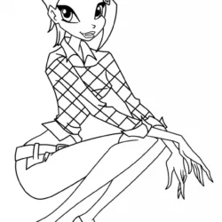 Winx Club para imprimir e colorir