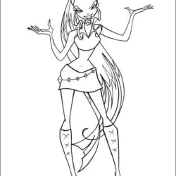 Winx Club para imprimir e colorir