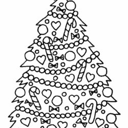 Desenhos de Árvore de Natal para Imprimir e Colorir