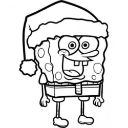 Bob Esponja para imprimir e colorir