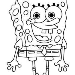 Desenhos do Bob Esponja para colorir - Bora Colorir