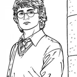 Harry Potter para imprimir e colorir