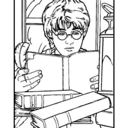 Harry Potter para imprimir e colorir