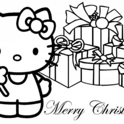 Hello Kitty para imprimir e colorir