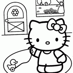 40 Desenhos da Hello Kitty para Colorir e Imprimir - Online Cursos