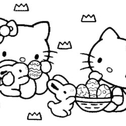 40 Desenhos da Hello Kitty para Colorir e Imprimir - Online Cursos