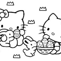 Hello Kitty para imprimir e colorir