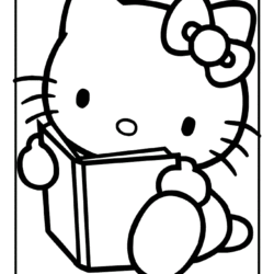 Desenhos para colorir de Hello Kitty