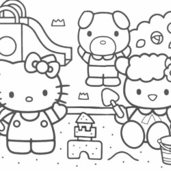 50+ Desenhos para colorir da Hello Kitty - Como fazer em casa