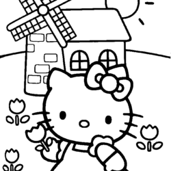 50+ Desenhos para colorir da Hello Kitty - Como fazer em casa