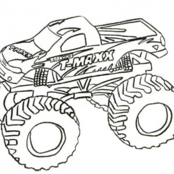 Desenhos para colorir de chevy monster truck ilustração de animal  hiper-realista