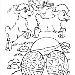 Páscoa para imprimir e colorir