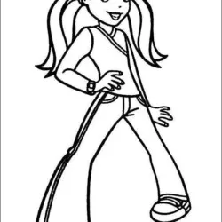 Polly Pocket para imprimir e colorir