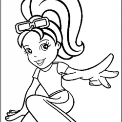 Polly Pocket para imprimir e colorir