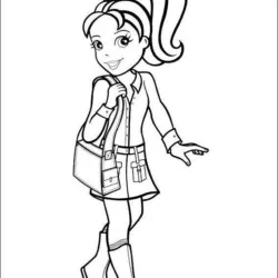 Polly Pocket para imprimir e colorir