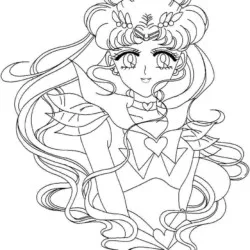 Sailor Moon para imprimir e colorir