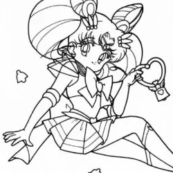 Sailor Moon para imprimir e colorir